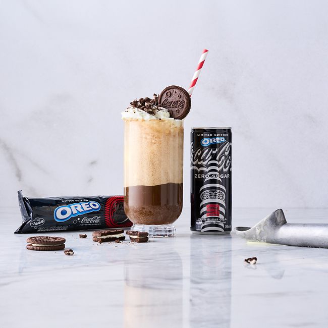 Oreo Coca-Cola Float