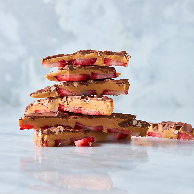 Strawberry & Peanut Butter Bark