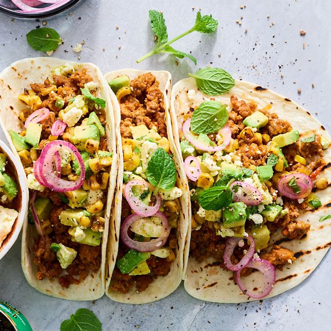 Lamb, Avocado & Corn Tortillas