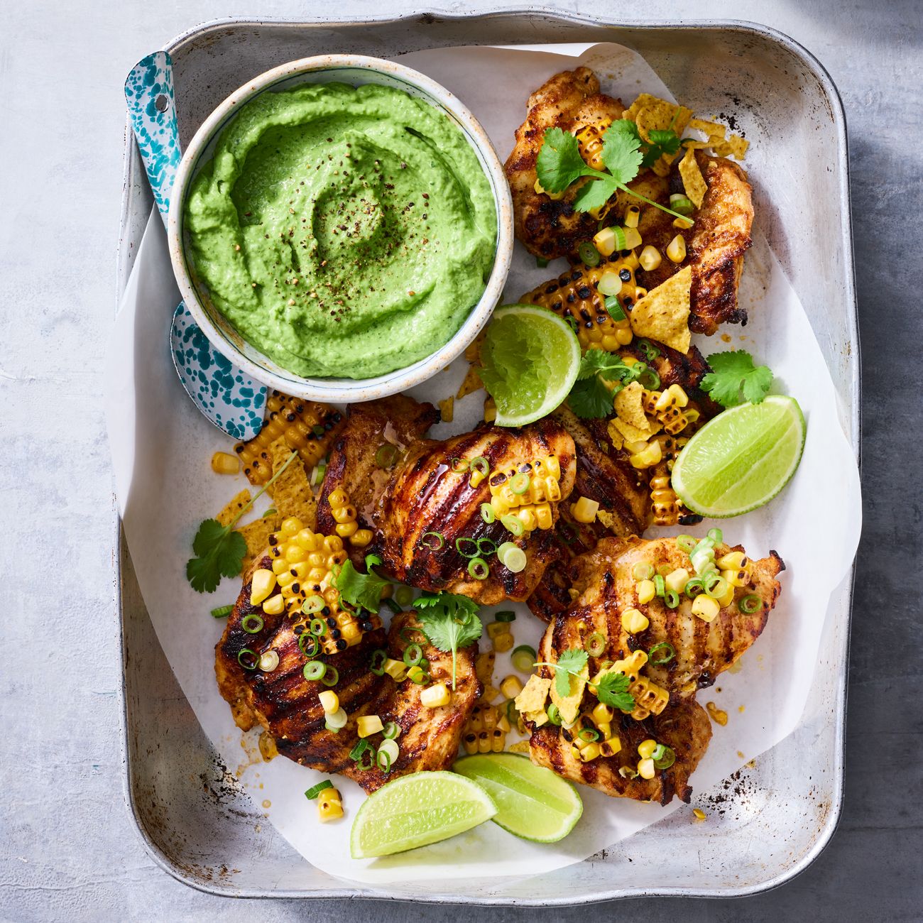 Mexican spiced grilled chicken