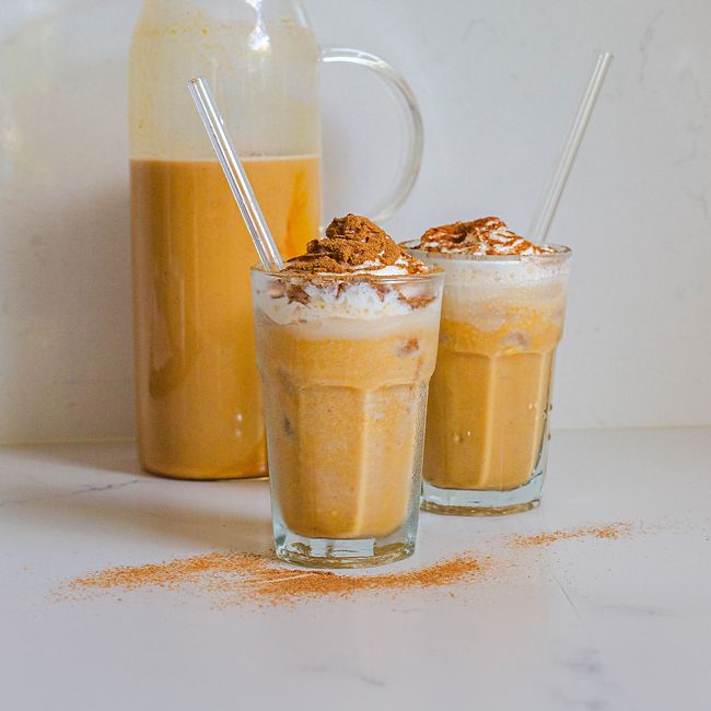 Pumpkin Spiced Iced Latte