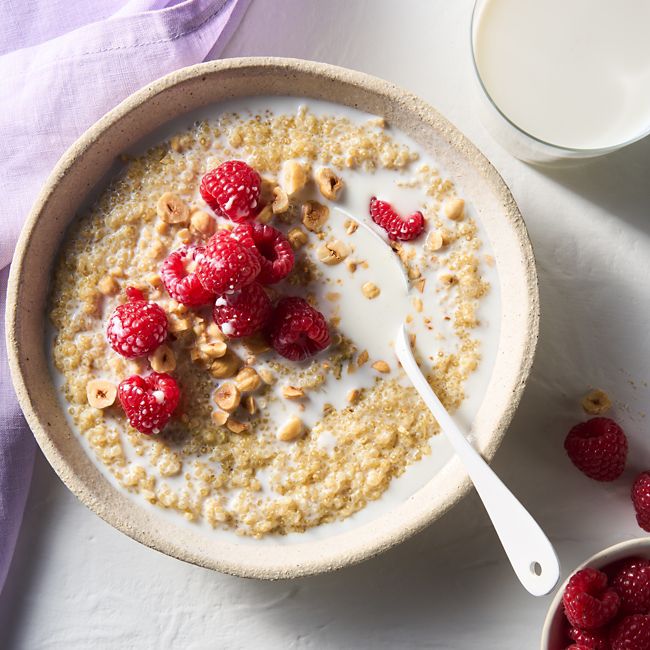 Raspberry Quinoa Porridge