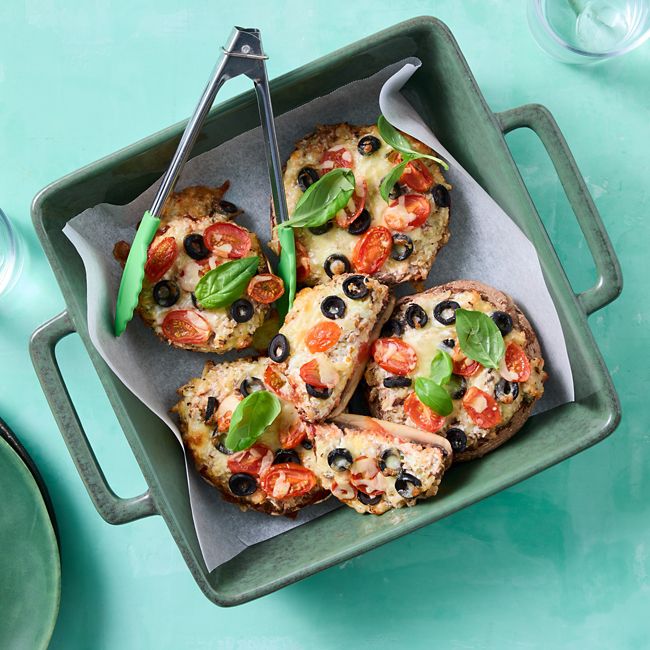 Stuffed Mushroom Pizza