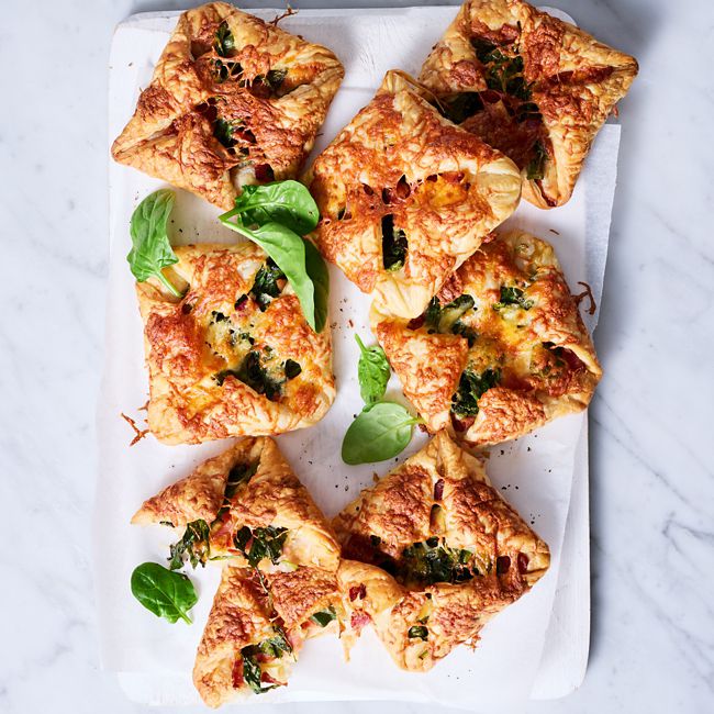 Bacon, Spinach & Cheese Puffs