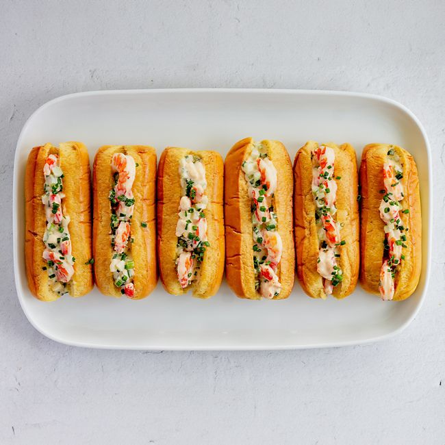 Prawn rolls with shaker fries