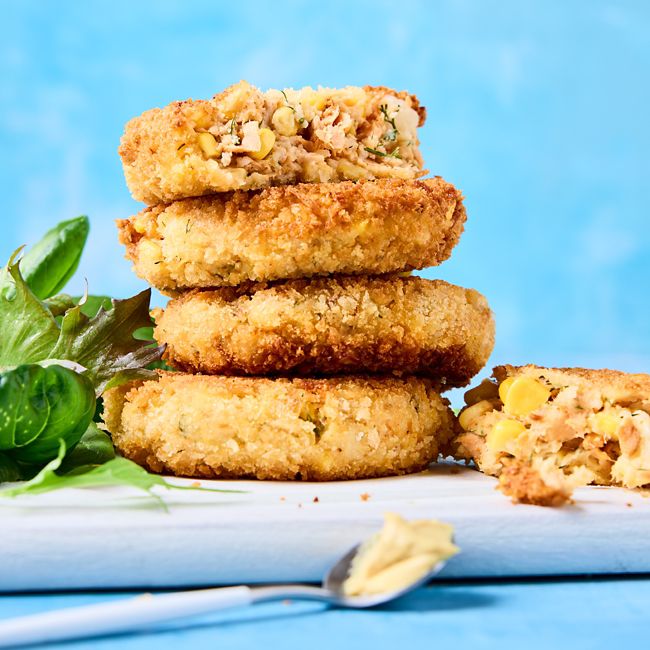 Salmon & Corn Cakes