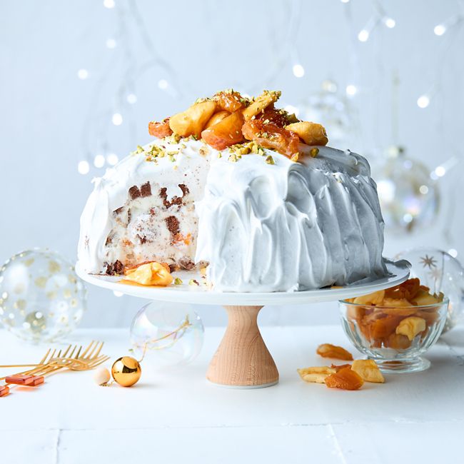 Christmas Fruit Bombe Alaska