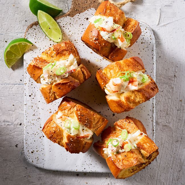 Garlic Butter Lobster Toasties