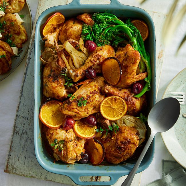Paprika Garlic Butter Chicken with Orange
