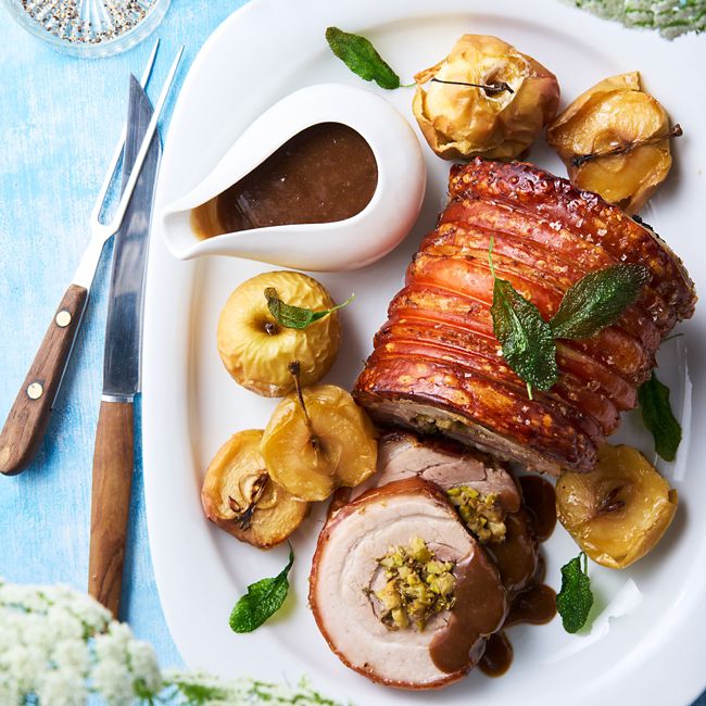 Sage & Apple Stuffed Porchetta