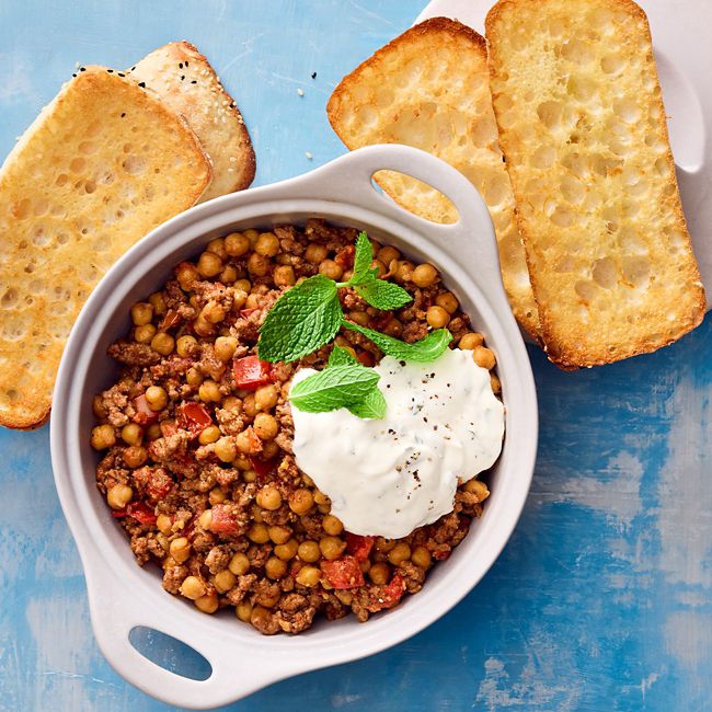 Simple Moroccan-style chickpeas