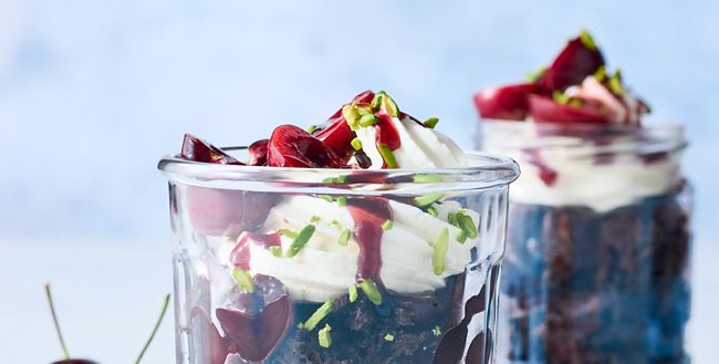 Black Forest cake jars 