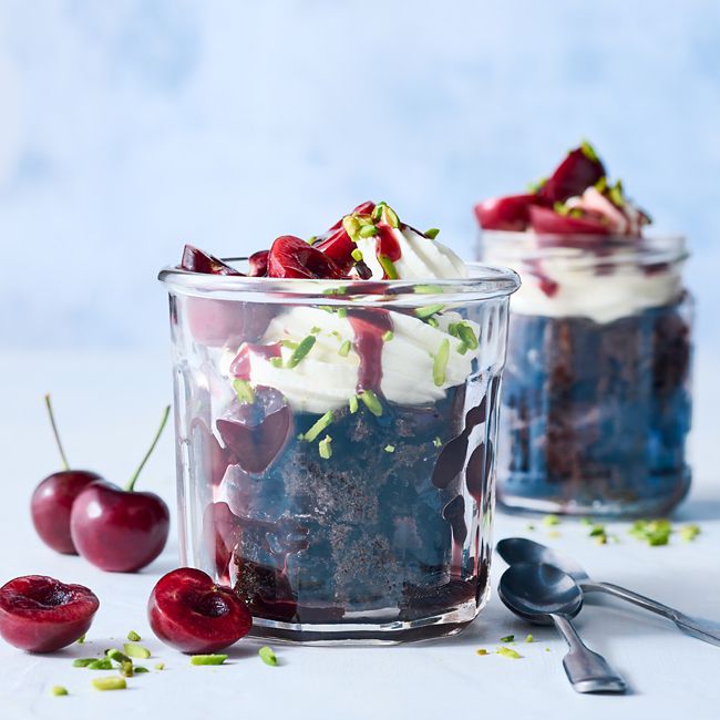 Black Forest cake jars 