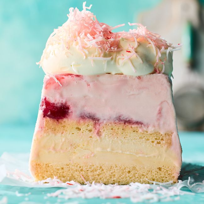 Ice-cream cake loaf