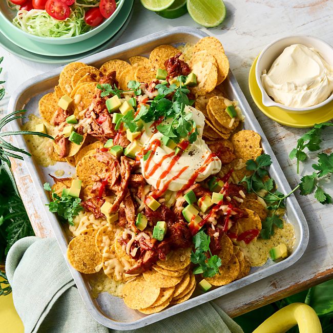 Pulled pork nachos