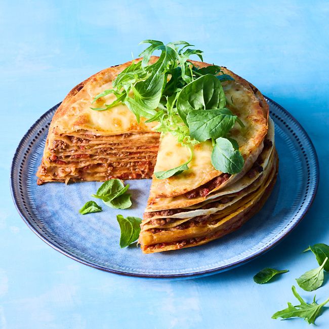 Quick Mexican tortilla stack
