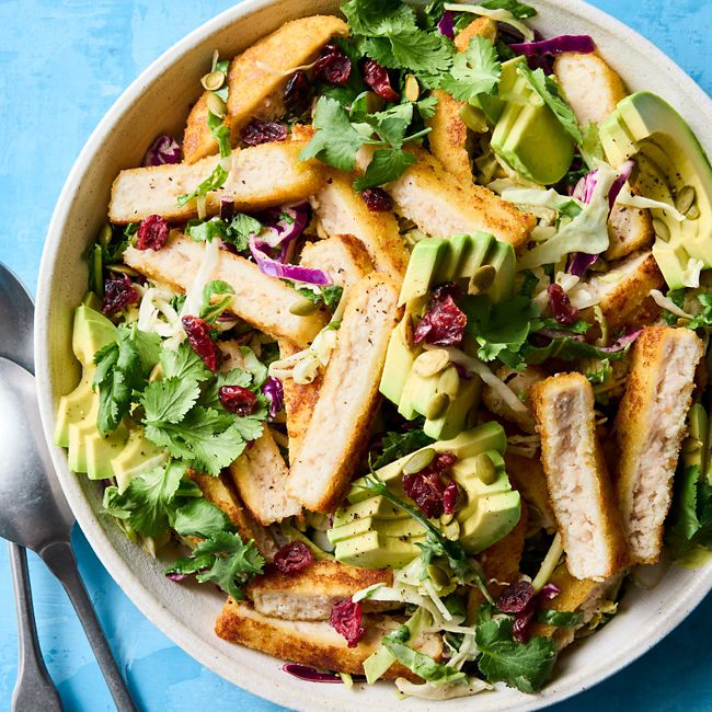 Schnitzel salad