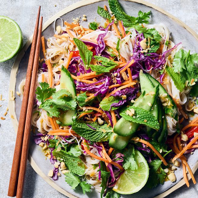 Thai-style noodle salad