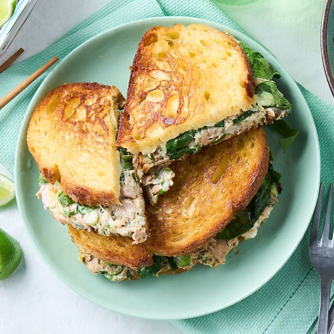 Tuna & spinach toasties