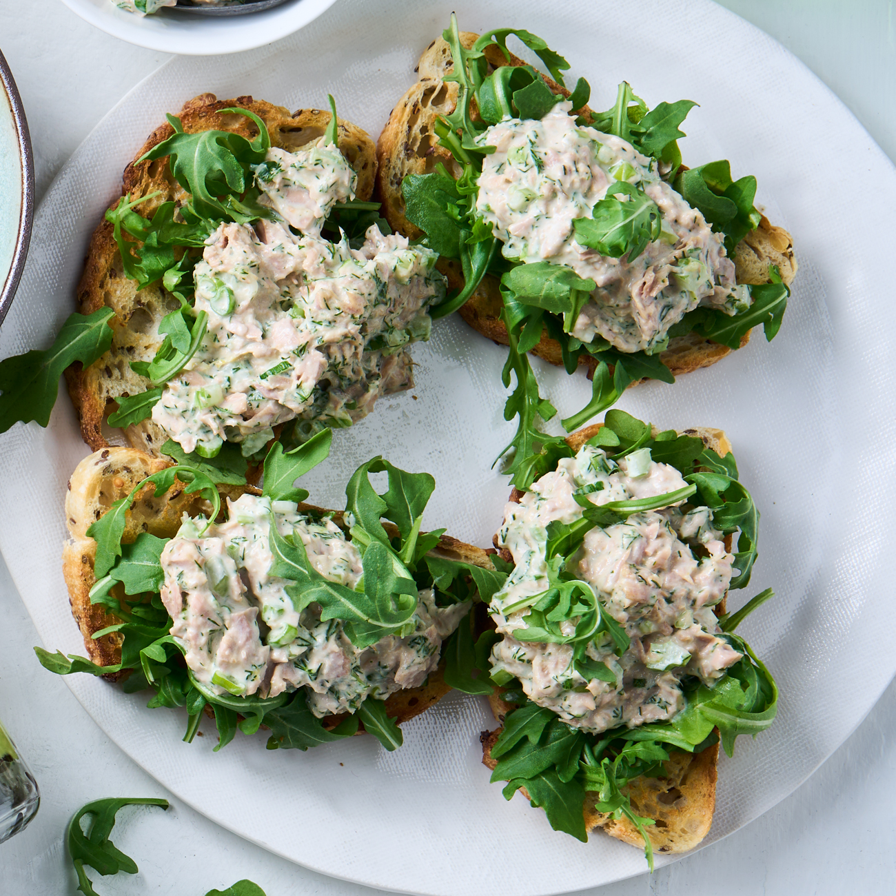 Tuna salad bruschetta