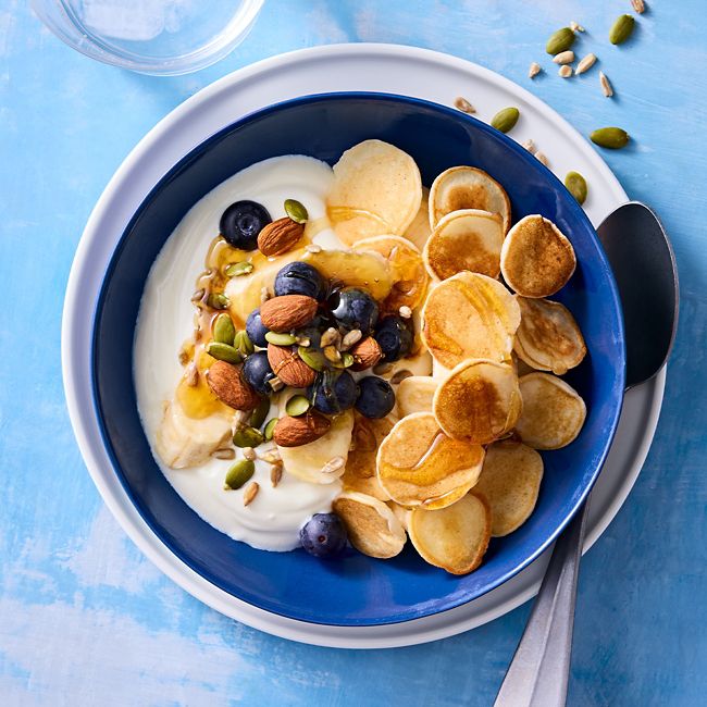 Mini pancake breakfast bowls