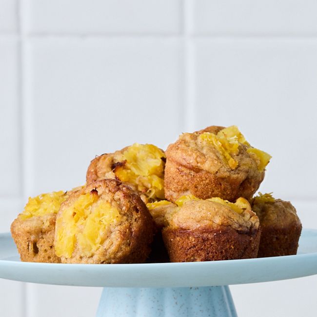 Banana & pineapple muffins