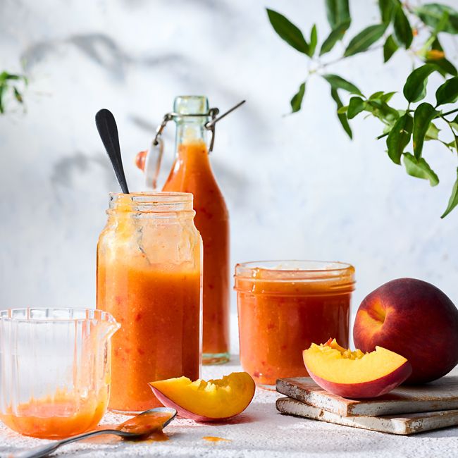 Peach hot sauce