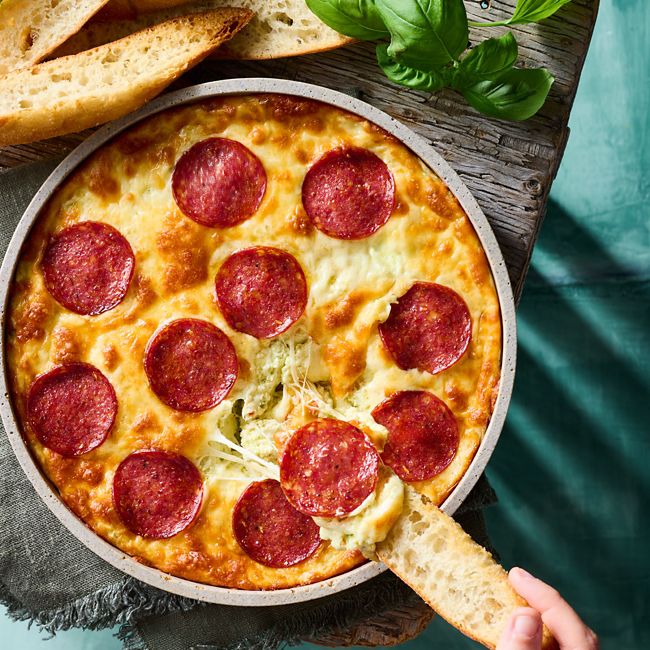 Pepperoni pizza dip