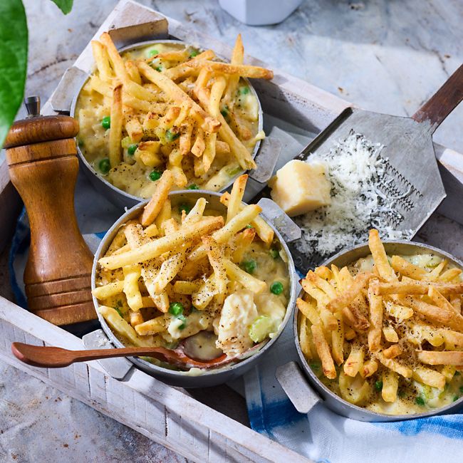 Fish & chip pies
