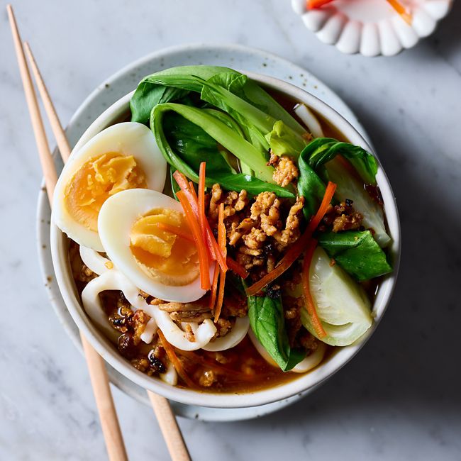 Chilli pork ramen