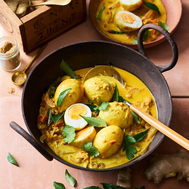 South Indian egg curry