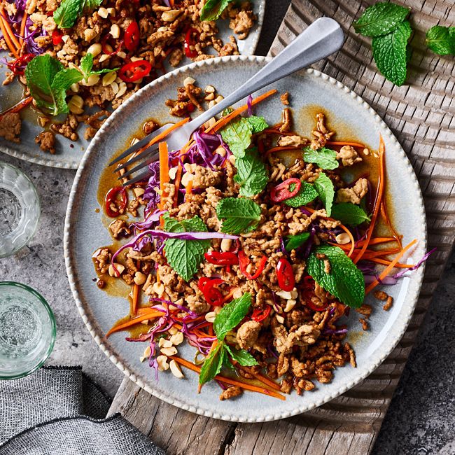 Thai-style pork larb