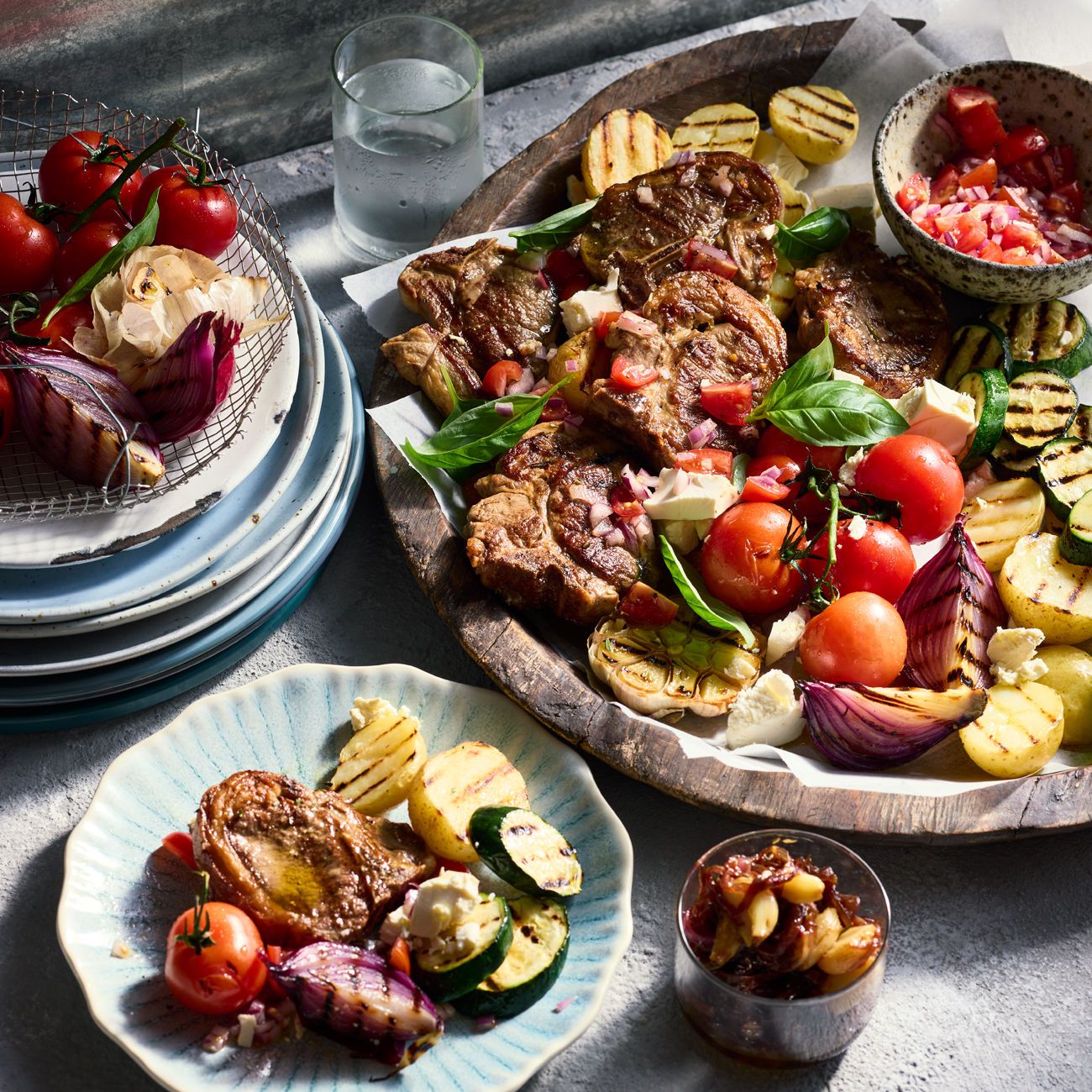 barbecue grazing board