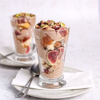 Fig & Pistachio Trifle Pots.