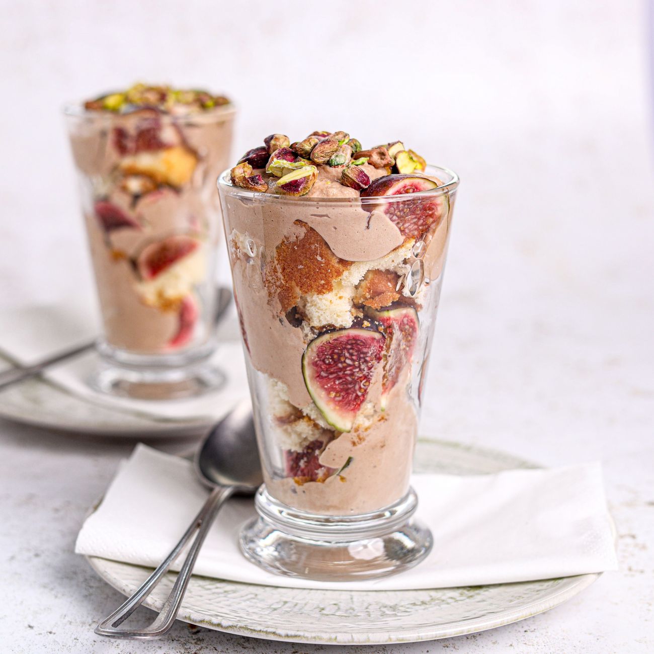 Fig & Pistachio Trifle Pots
