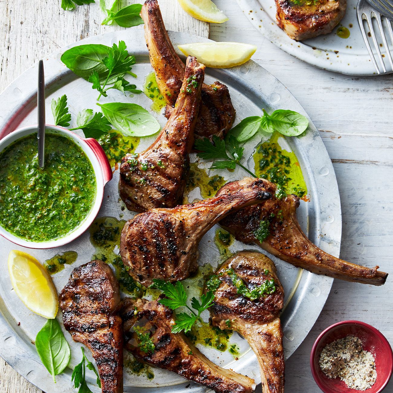 Lemon Lamb Cutlets with Salsa Verde Recipe Woolworths