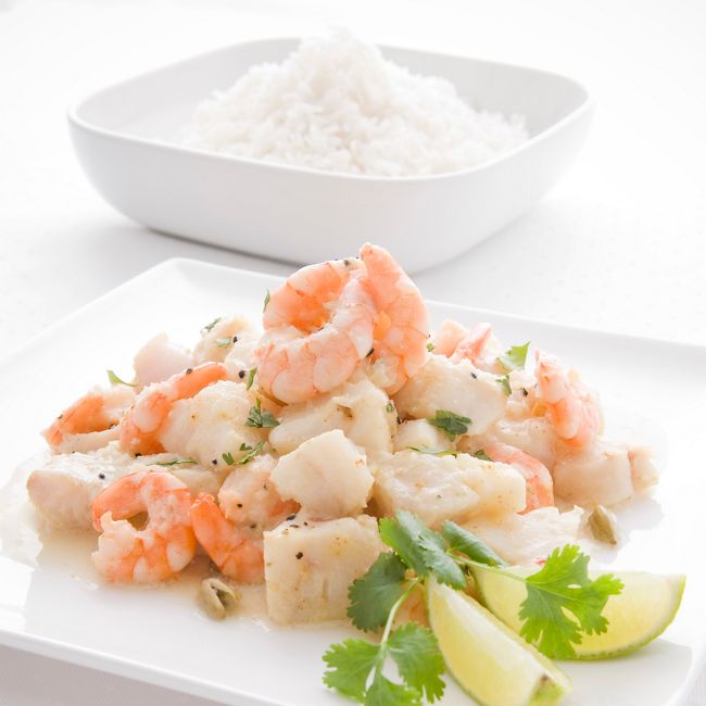 Seafood Curry with Chillies, Coconut & Lime