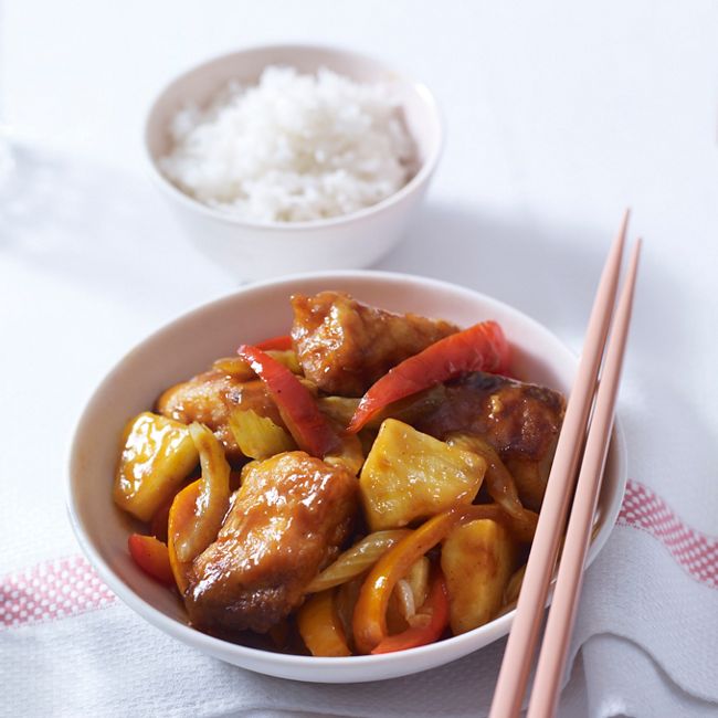 Sweet & Sour Snapper With Pineapple