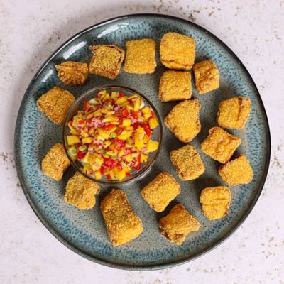 Fish Bites with Mango Salsa