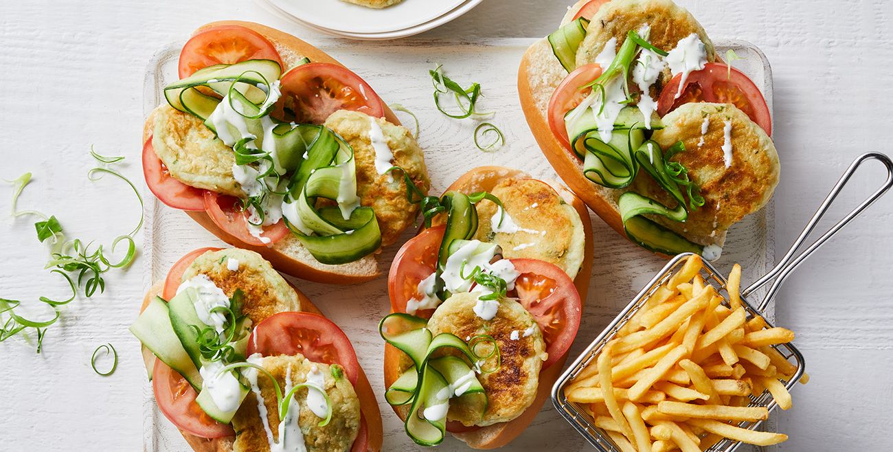 Fish rolls with onion aioli