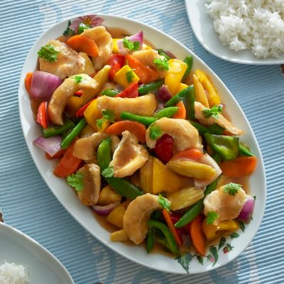 Fish & Vegetable Stir Fry