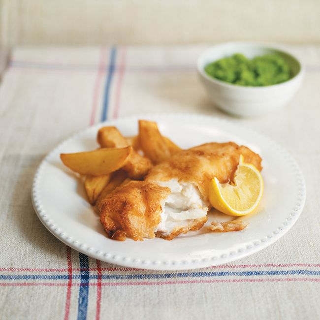 Beer-battered Cod & Chips