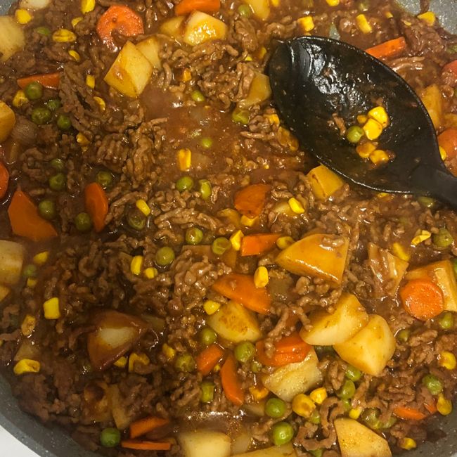 Savoury Mince With Vegetables