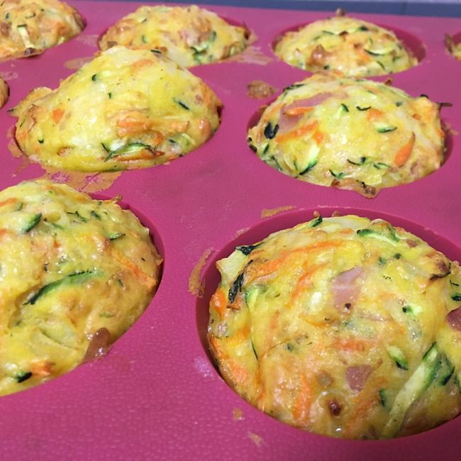 Ham & Vegetable Muffins