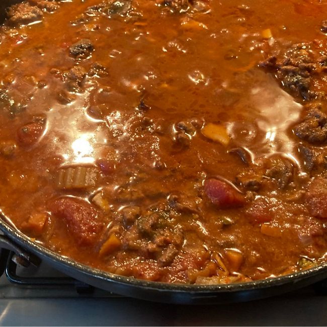 Vegetable Loaded Bolognese