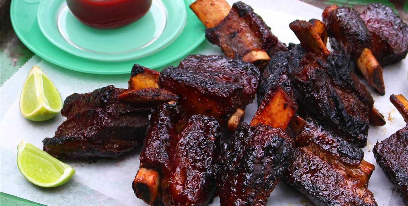 BBQ Beef Ribs with Spicy Cherry Glaze Recipe Woolworths