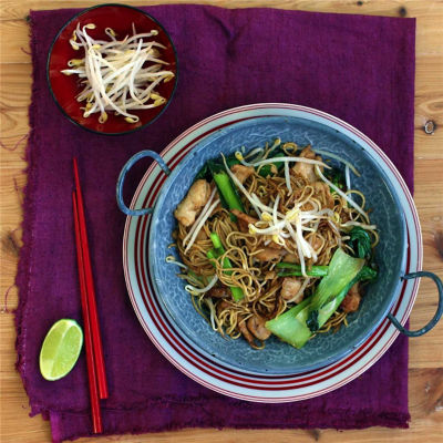 Chicken Chow Mein with Soft Noodles