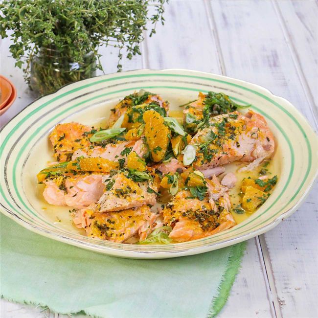 Slow Roasted Salmon
