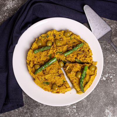 Frittata with Asparagus & Olives