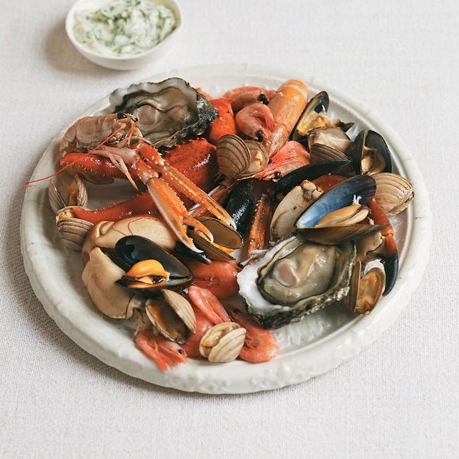 Fruits De Mer With Herb Aioli